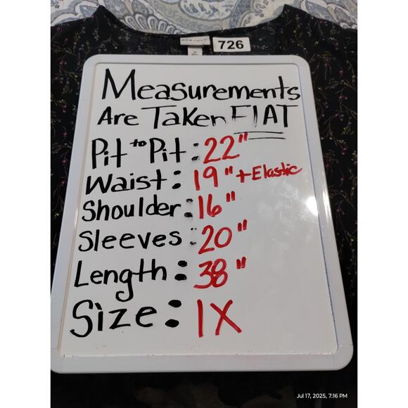 Ava & Viv Women's Size 1X Floral Puff sleeve Ribbed Casual Feminine Boho Dress - Picture 11 of 11